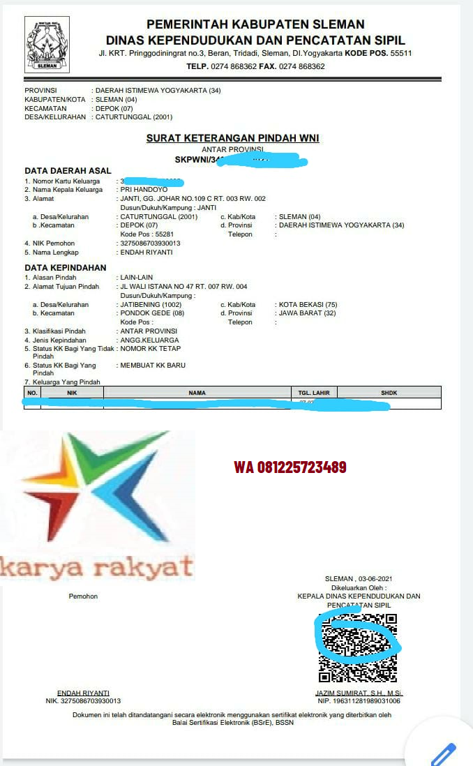 SKPWNI - KARYA 081225723489